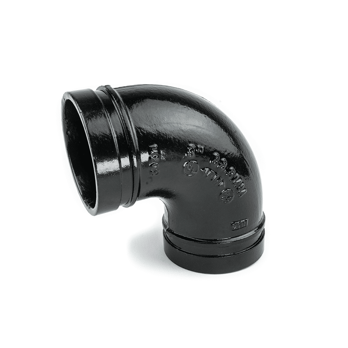 3" × 90° Long-Radius Groove Elbow